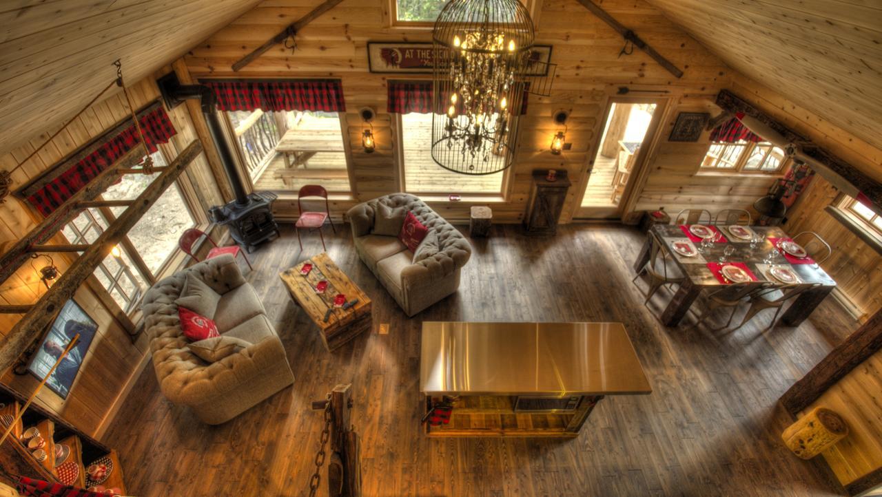 Le Bivouac - Les Chalets Spa Canada La Malbaie Bagian luar foto
