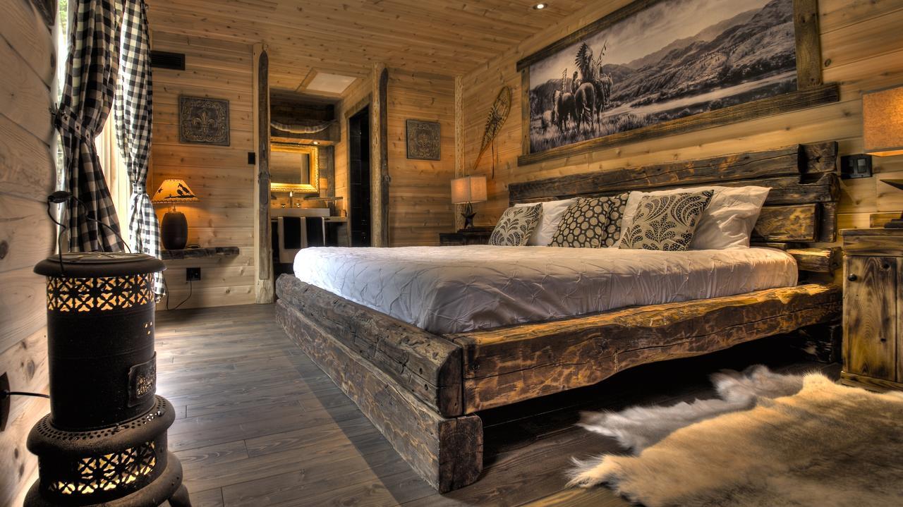 Le Bivouac - Les Chalets Spa Canada La Malbaie Bagian luar foto